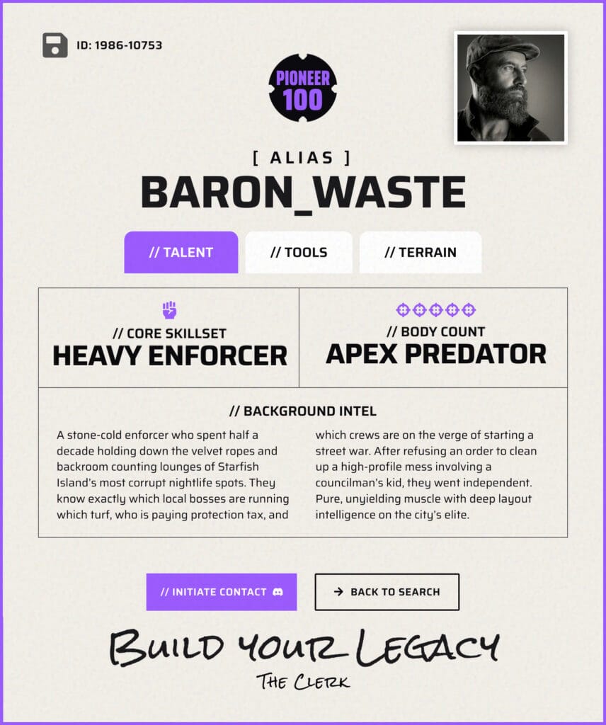 Resident Dossier
